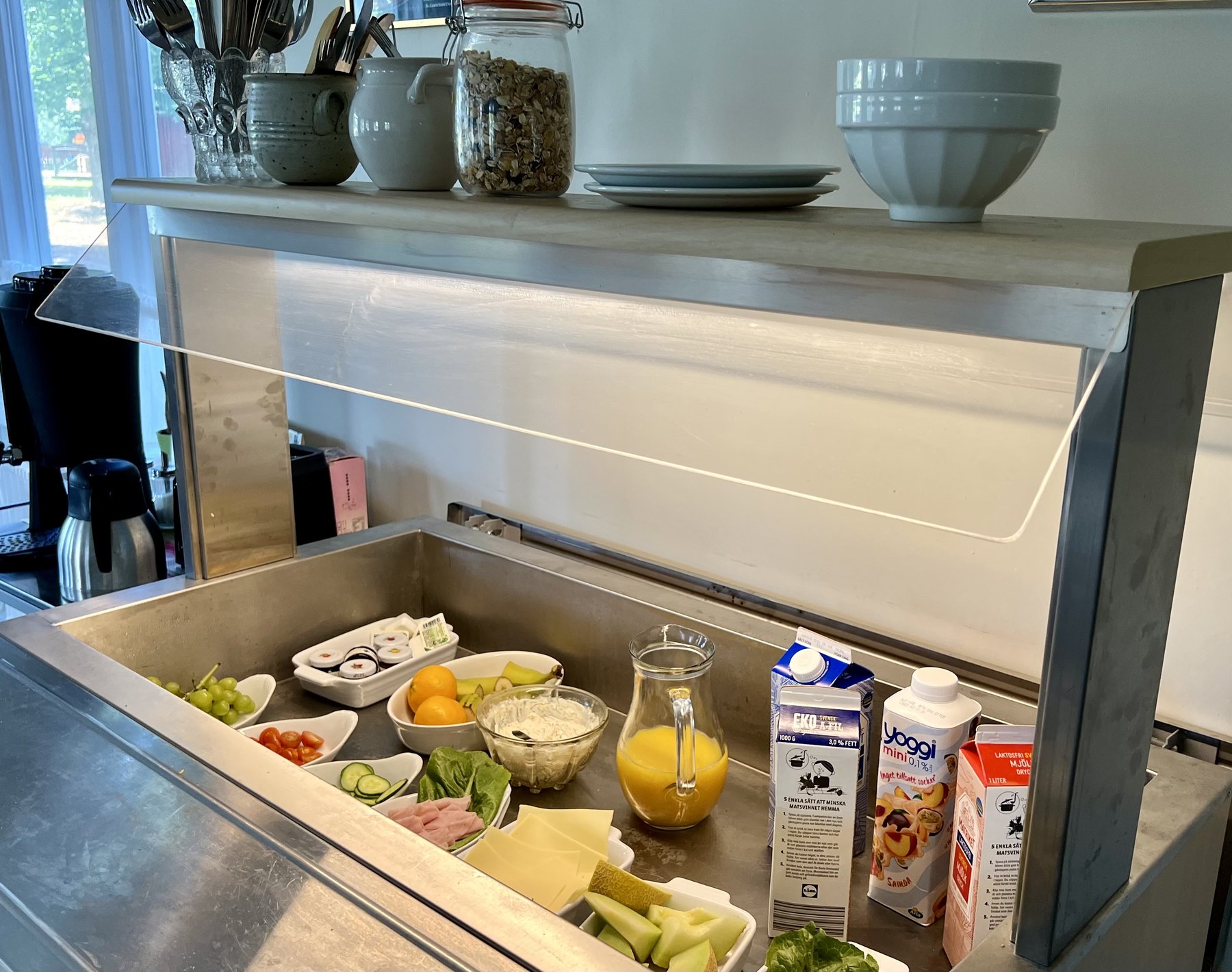 Frukostbuffé på Husby Wärdshus